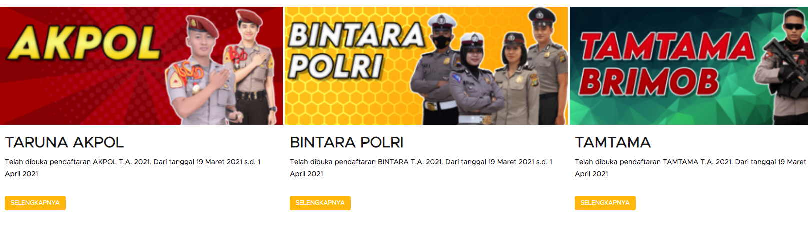 Pendaftaran Polri